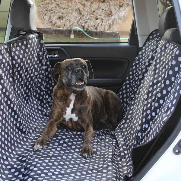 Pet Car Seat Hammock Cover Polka Dots RoRo Pet Products